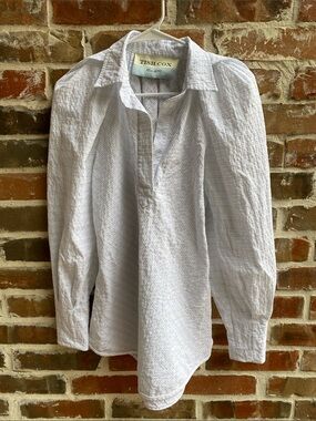 Tish Cox Popover Blouse with Puff Sleeves